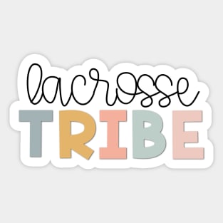 Lacrosse Tribe Muted Pastels Sticker